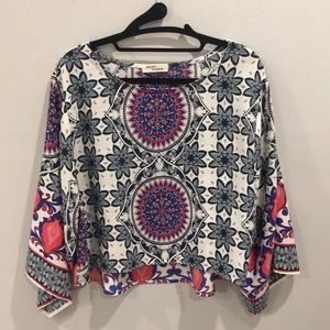 Francesca’s Multi Colored Blouse